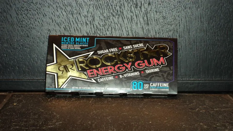 Rockstar energy gum.