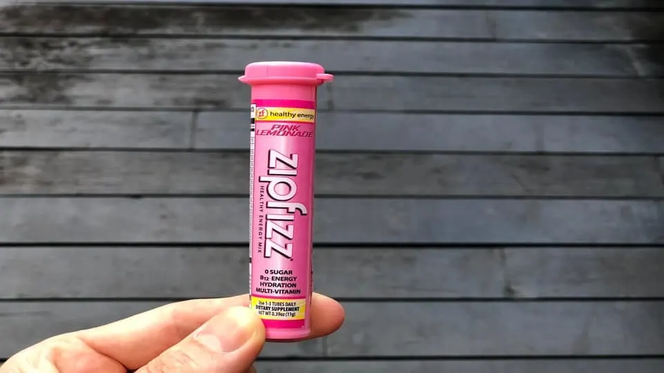Zipfizz pink lemonade flavor