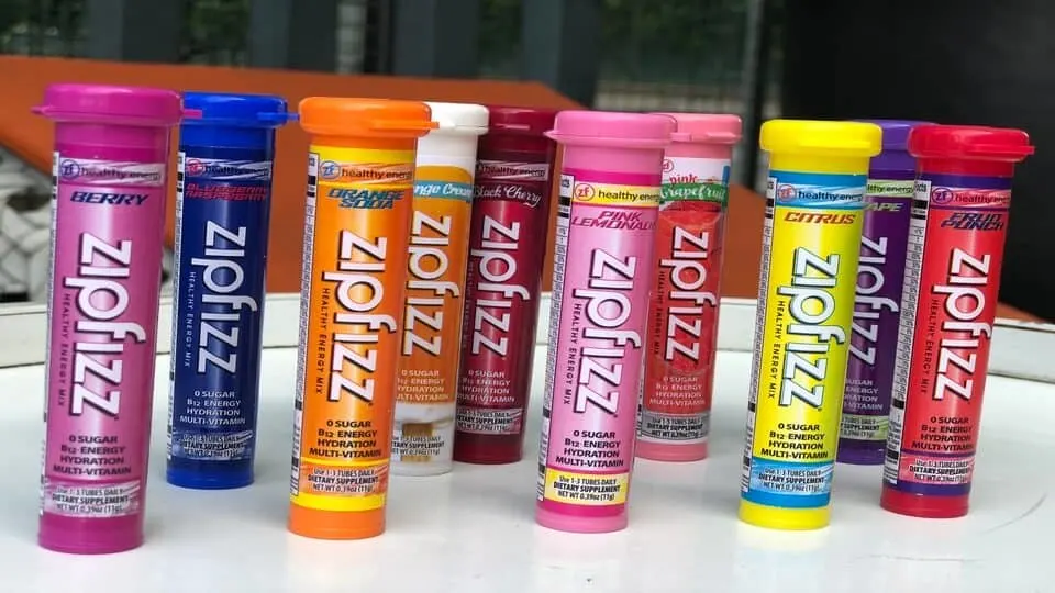 Zip Fizz flavors