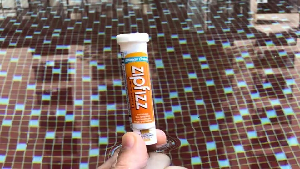 Zip Fizz orange cream flavor energy drink.
