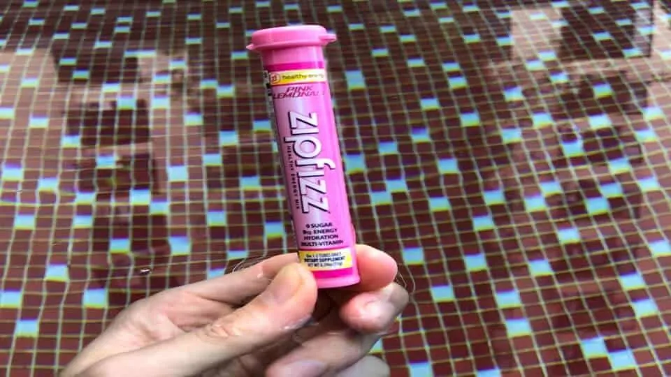 Zipfizz review pink lemonade flavor.
