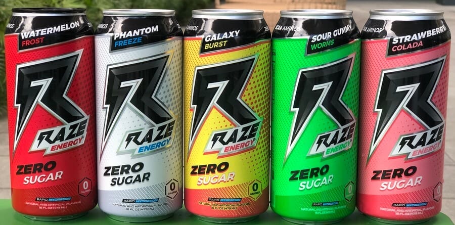 Raze Energy Drinks