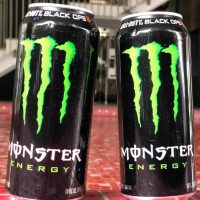 Monster Energy Drink cans