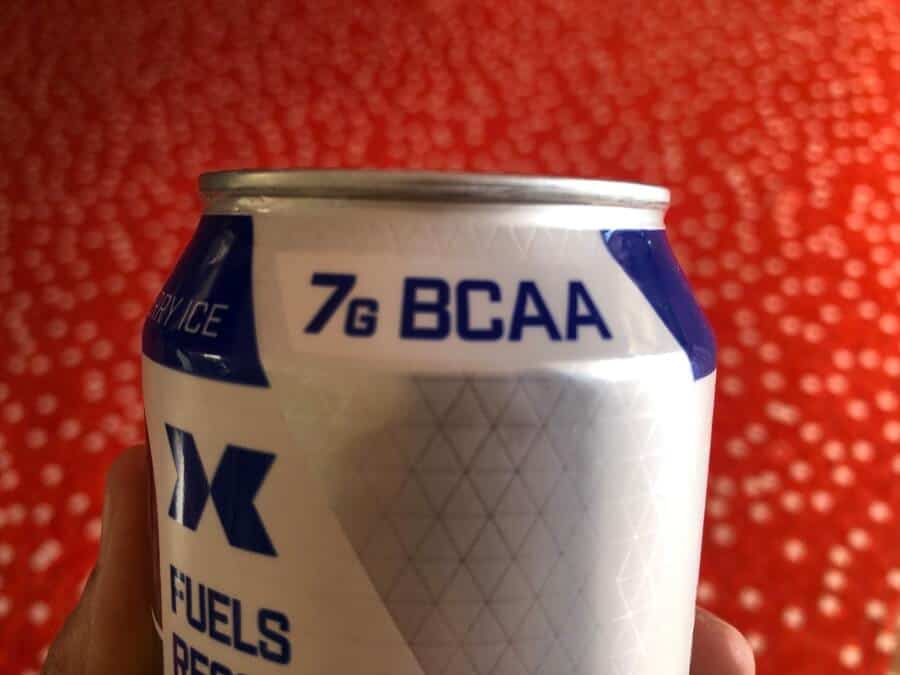 It says that there is 7g BCAA in each can of Xtend according to the printing on the can