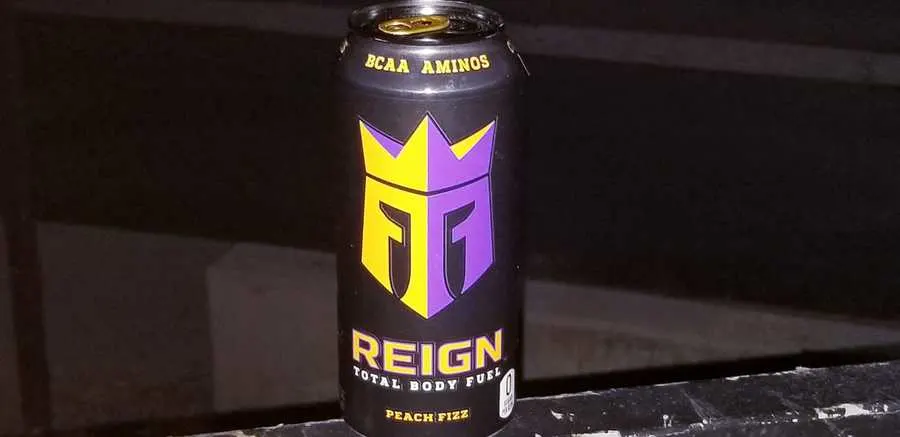 The Reign can says that it contains BCAA Aminos.