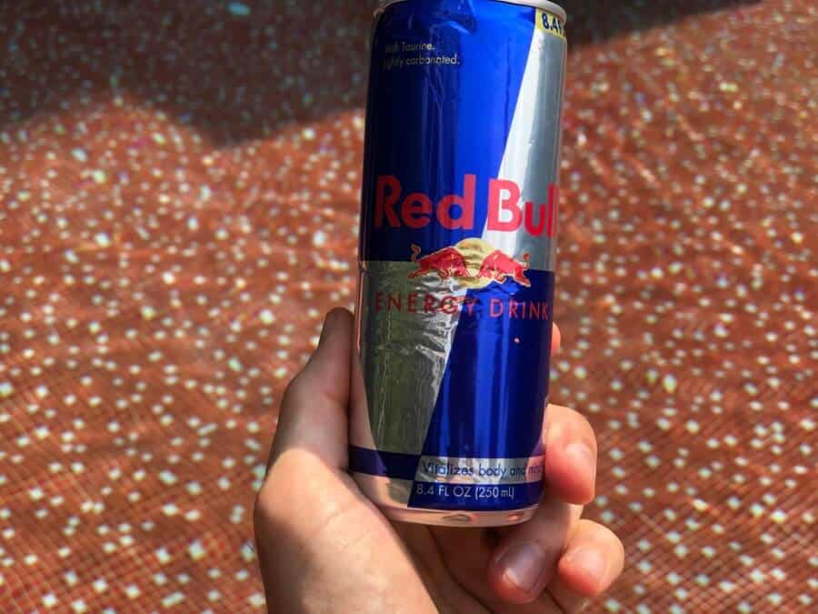 A can of Red Bull energy drink