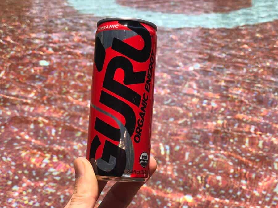 A can of Guru energy drink.