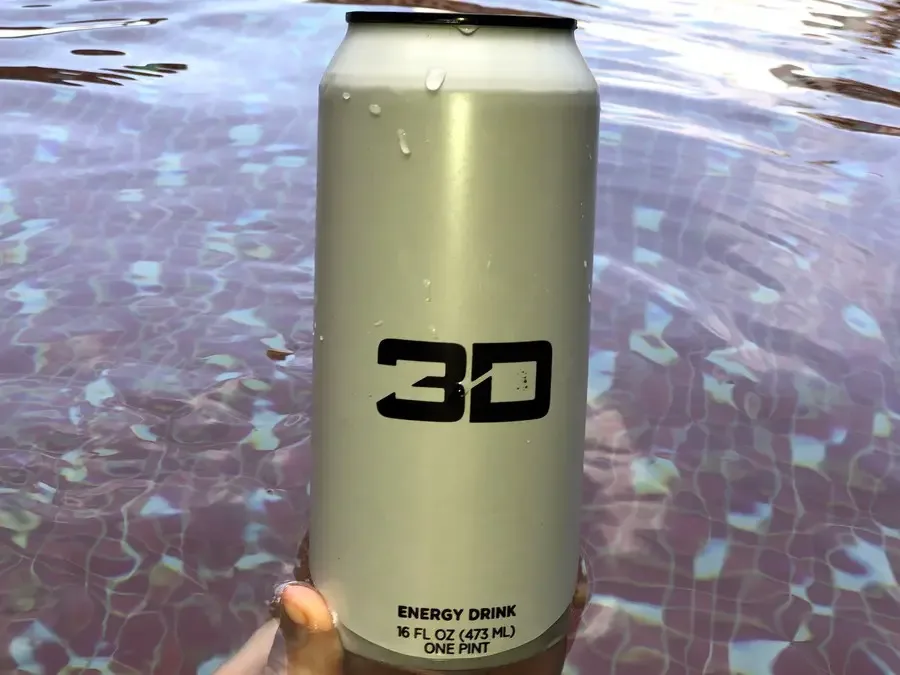 A can of 3D Energy, 16fl.oz