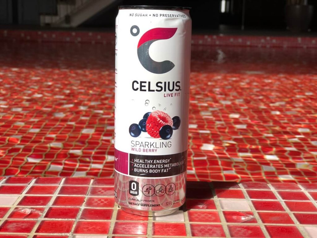 A can of Celsius Energy. 