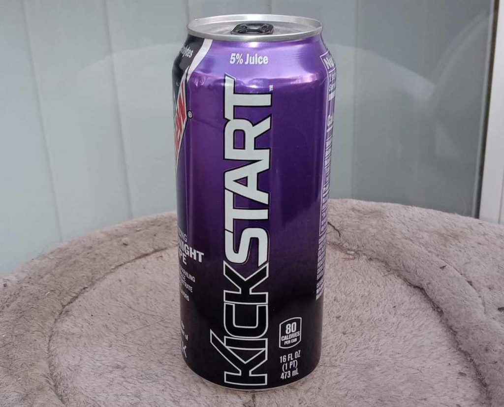 A picture of Mountain Dew Kickstart can