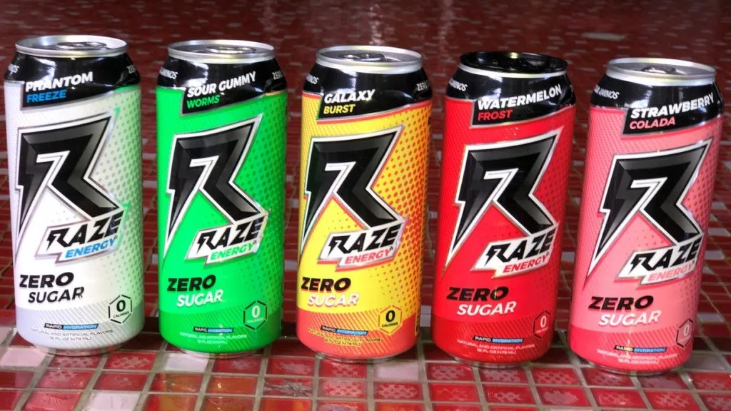 Some cans of Raze. 
