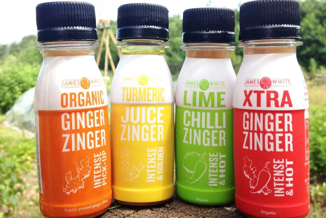 Organic Ginger Zinger Energy Drink.