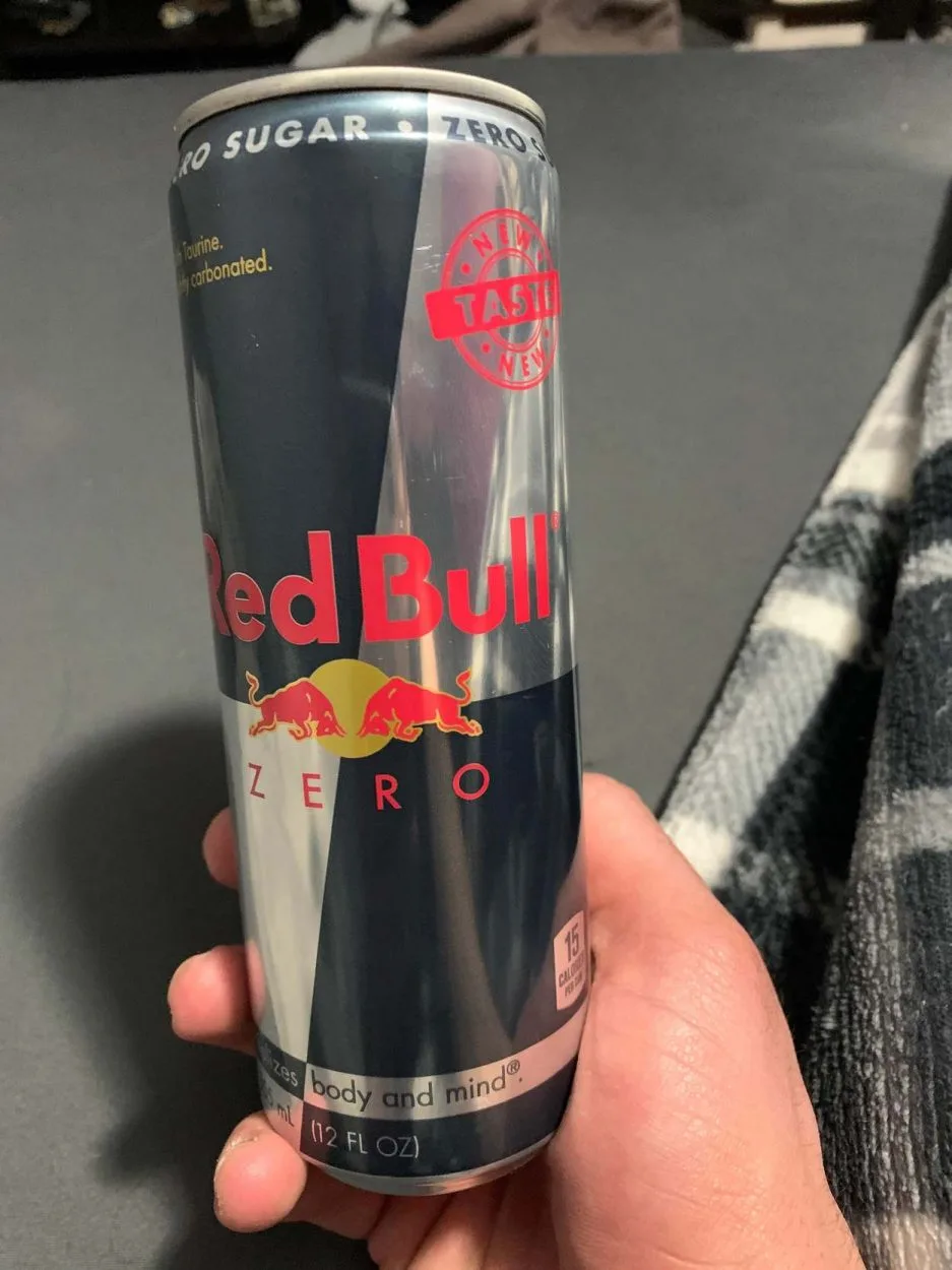 A can of Red Bull Zero.
