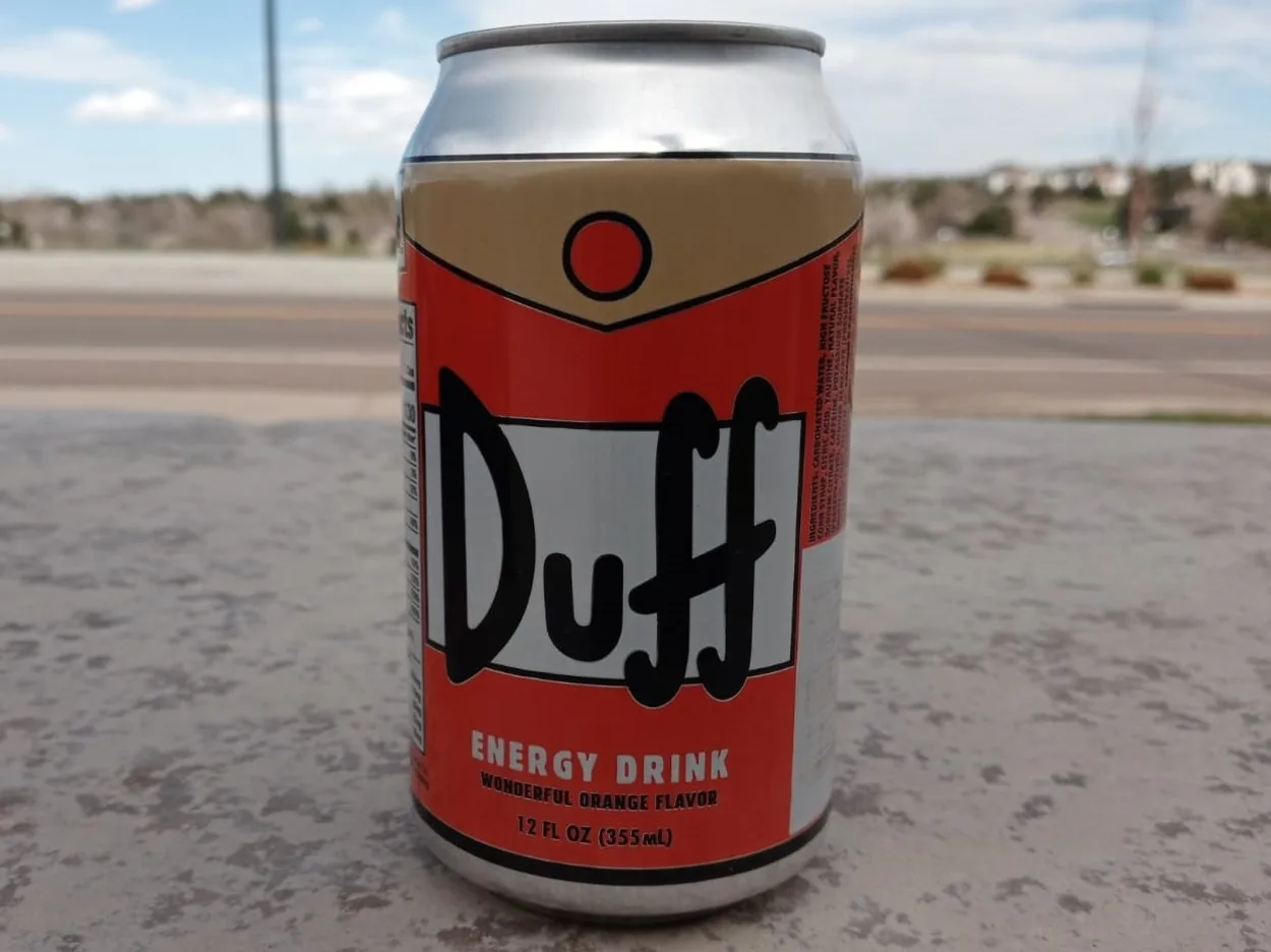 Duff Energy Drink.