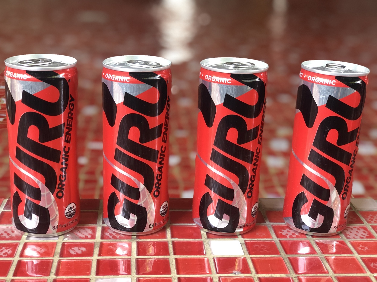 Guru energy drink.