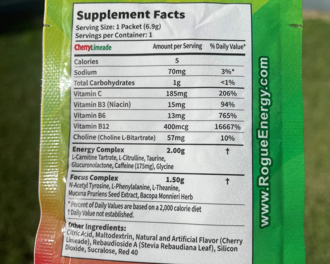 Rouge Nutrition Facts