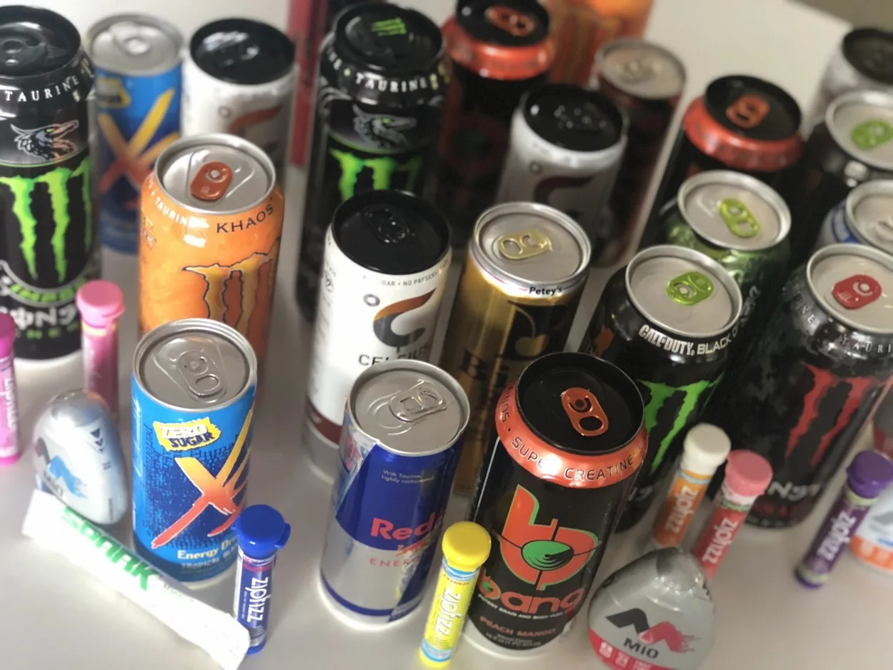 Energy Drinks of Different Brands