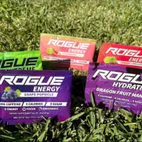 Rogue energy packs on the grass