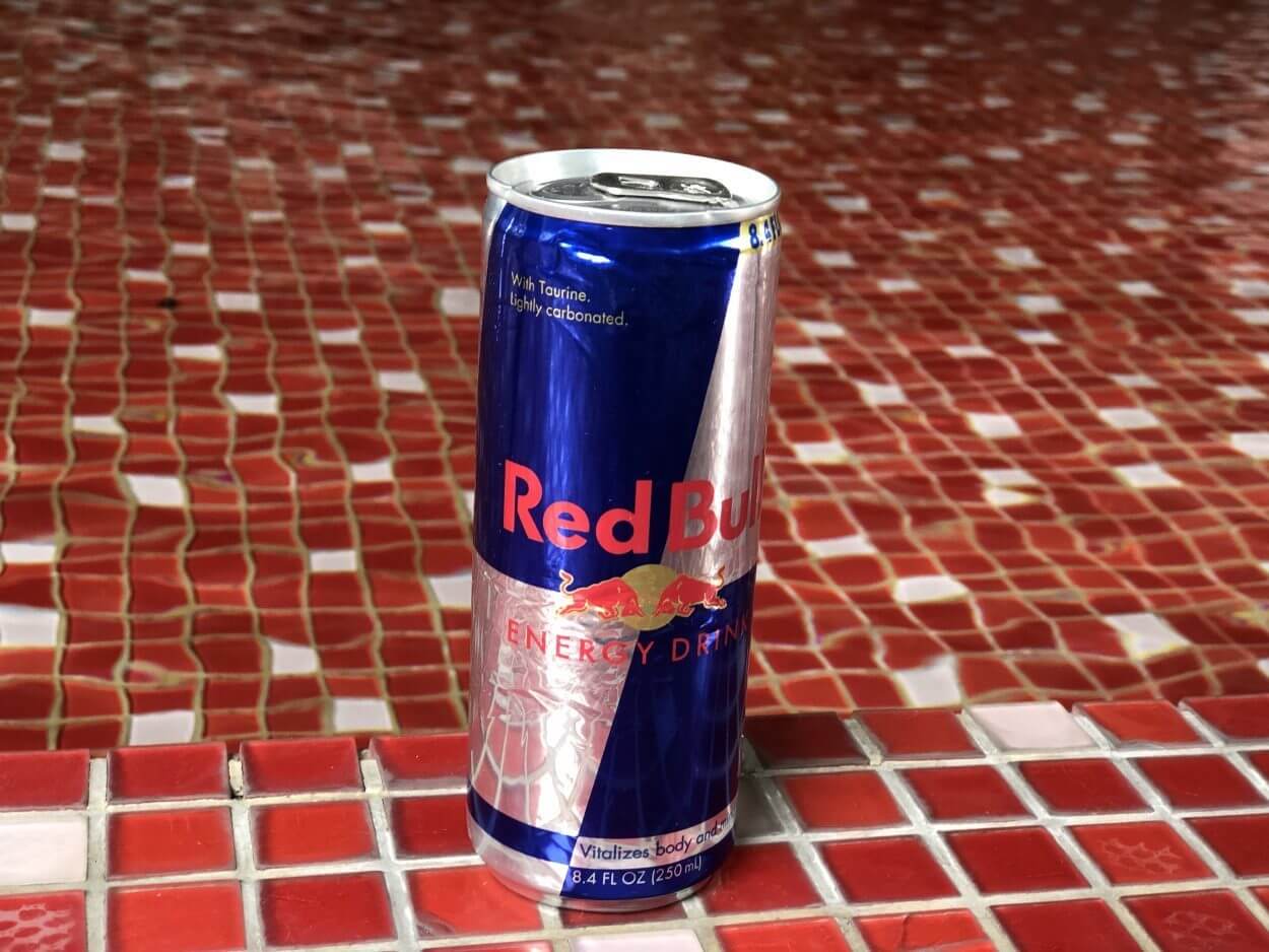 Red bull energy in can
