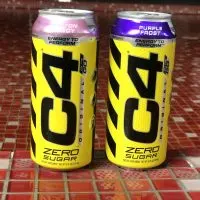 C4 Energy Drink, two flavors.