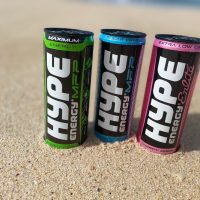 3 cans of Hype Energy