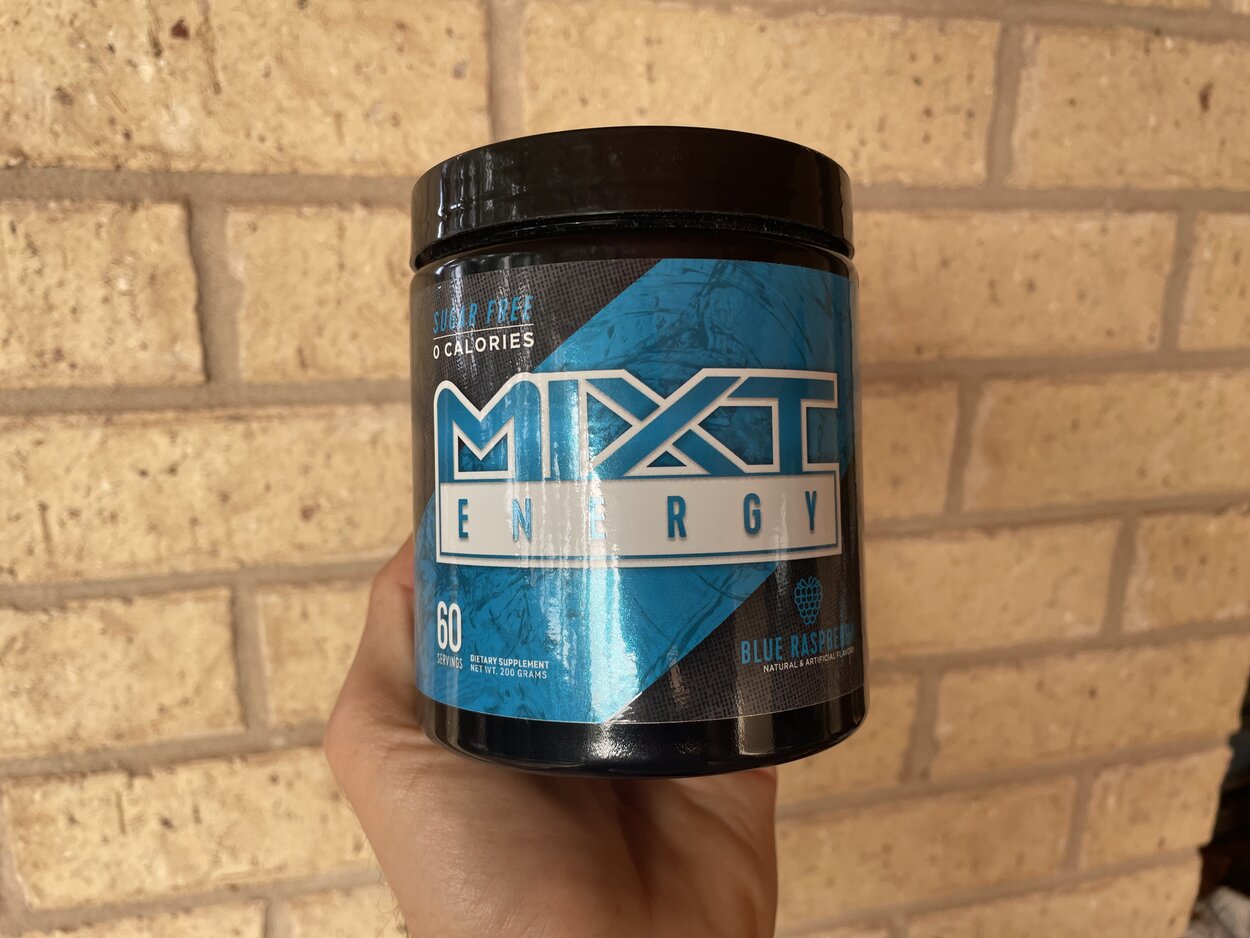 A tub of MIXT
