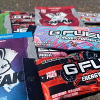 G Fuel and Sneak sachets