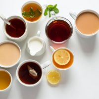 Tea, coffee and juice