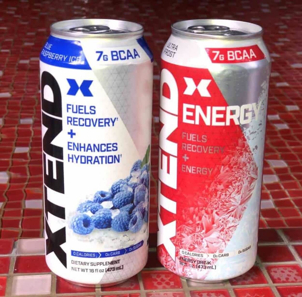 Two Xtend Energy cans
