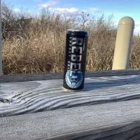 Blue Rebel in can.