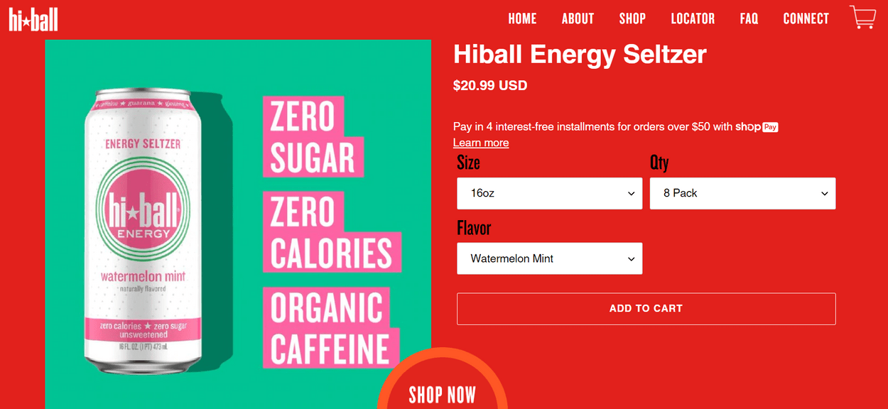 Hi-Ball Energy Drink official website.