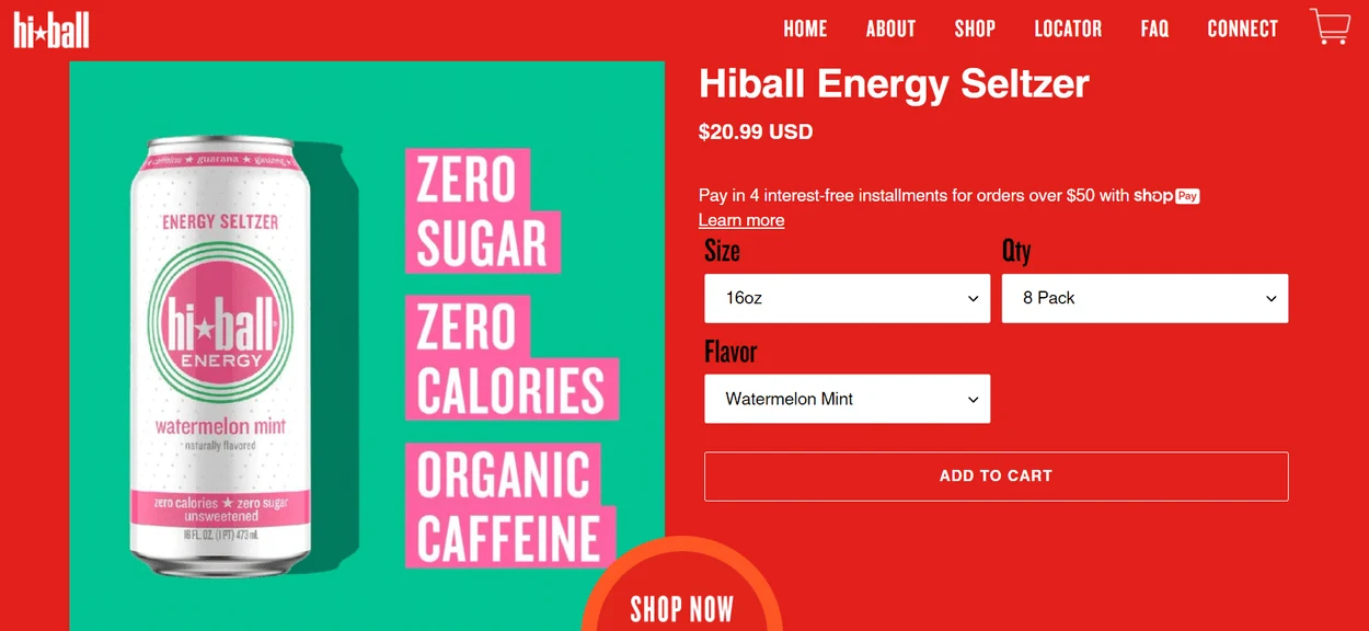 Hi-Ball Energy Drink official website.