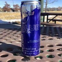 Blueberry flavored Red Bull Blue Edition.