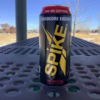 A can of Spike Hardcore the original flavor.