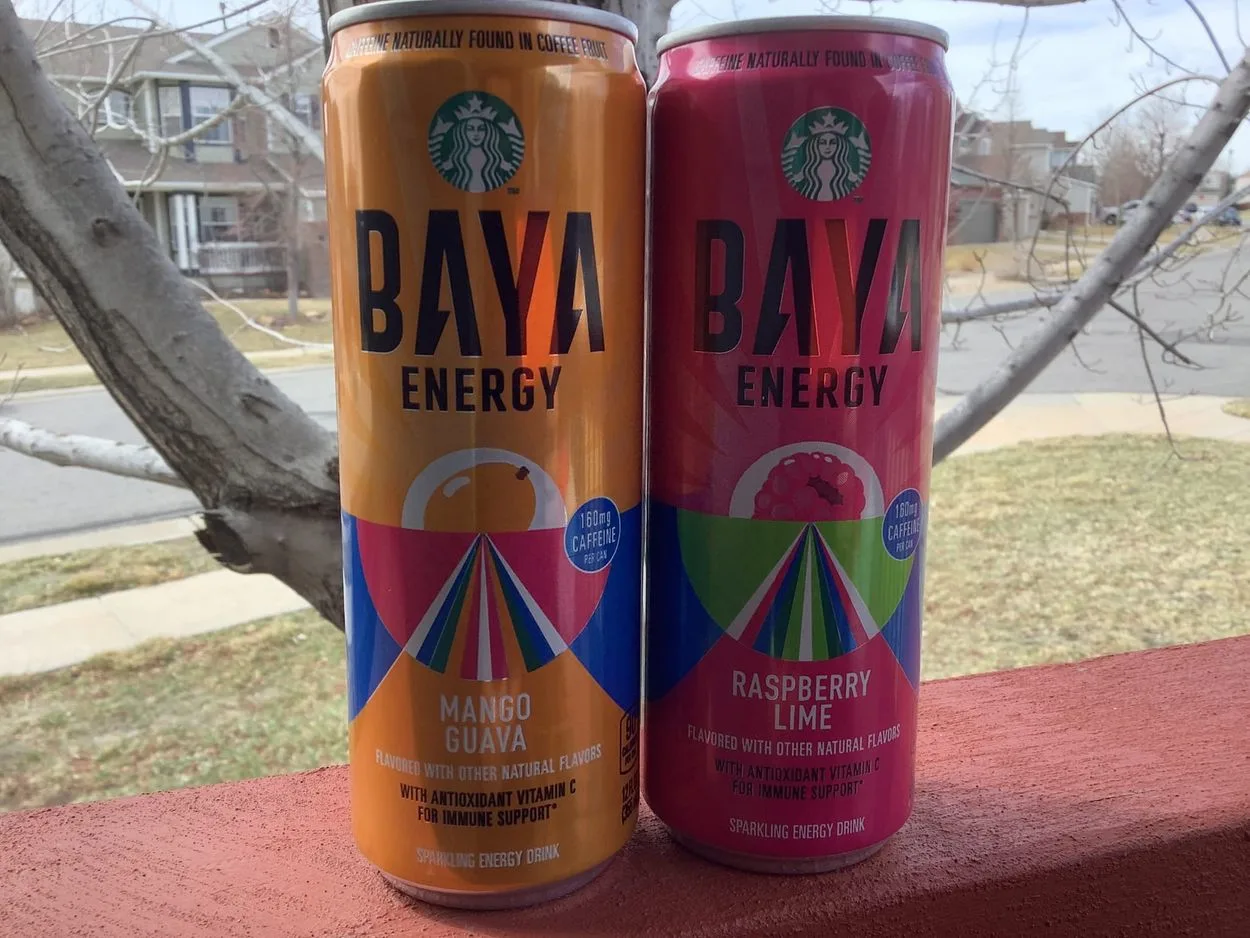 Starbucks Releases Its Own Caffeinated Energy Drink, Baya