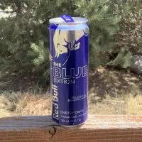 Red Bull Blue Edition Energy Drink.