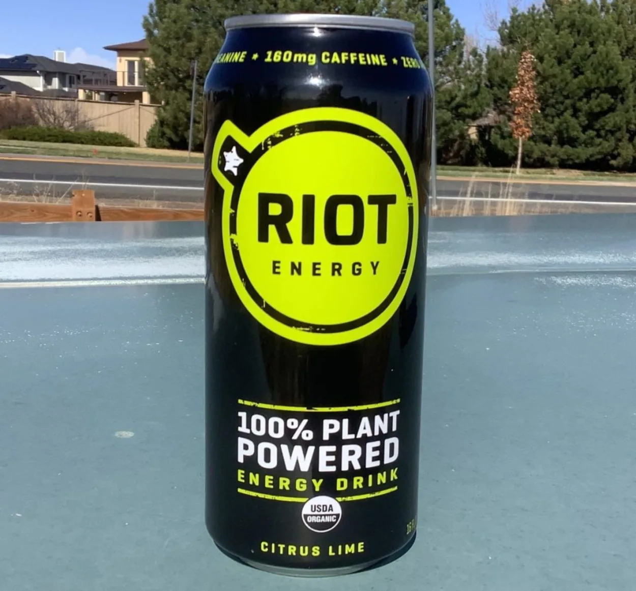 RIOT Energy Drink.