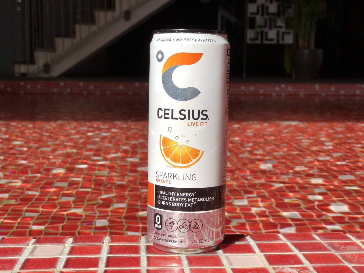 A can of Celsius