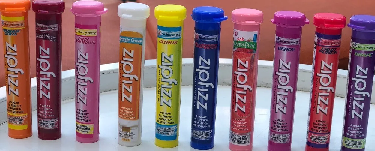 Zipfizz is one of the healthier energy drink options out there